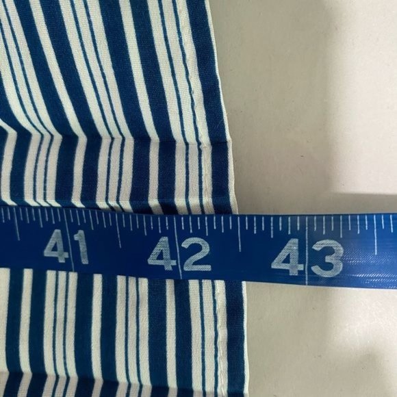 Vintage 80s USA Breli Originals Womens Navy Blue & white polka dot dress size XL - Picture 11 of 12